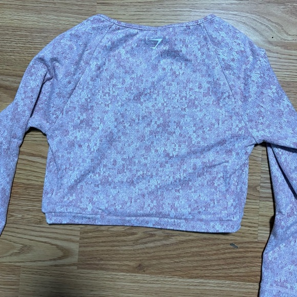 Pink Cropped Sweater - Picture 4 of 5